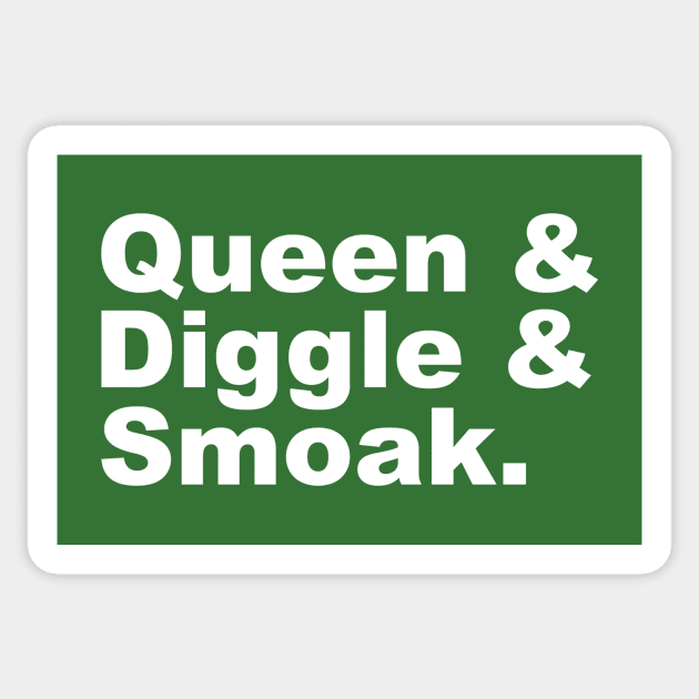 Queen & Diggle & Smoak Sticker by FangirlFuel